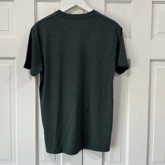 TENTREE Treeblend Organic Tencel Shirt S Capilano Suspension Bridge Forest Green - Picture 3 of 10